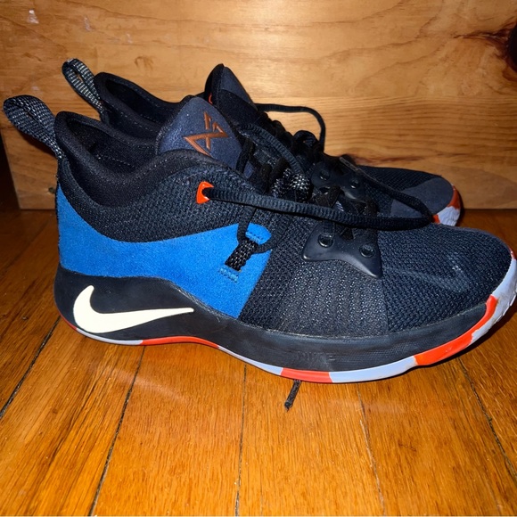 Nike Paul George Signature 6Y youth blue sneakers. Great used condition - Picture 2 of 6